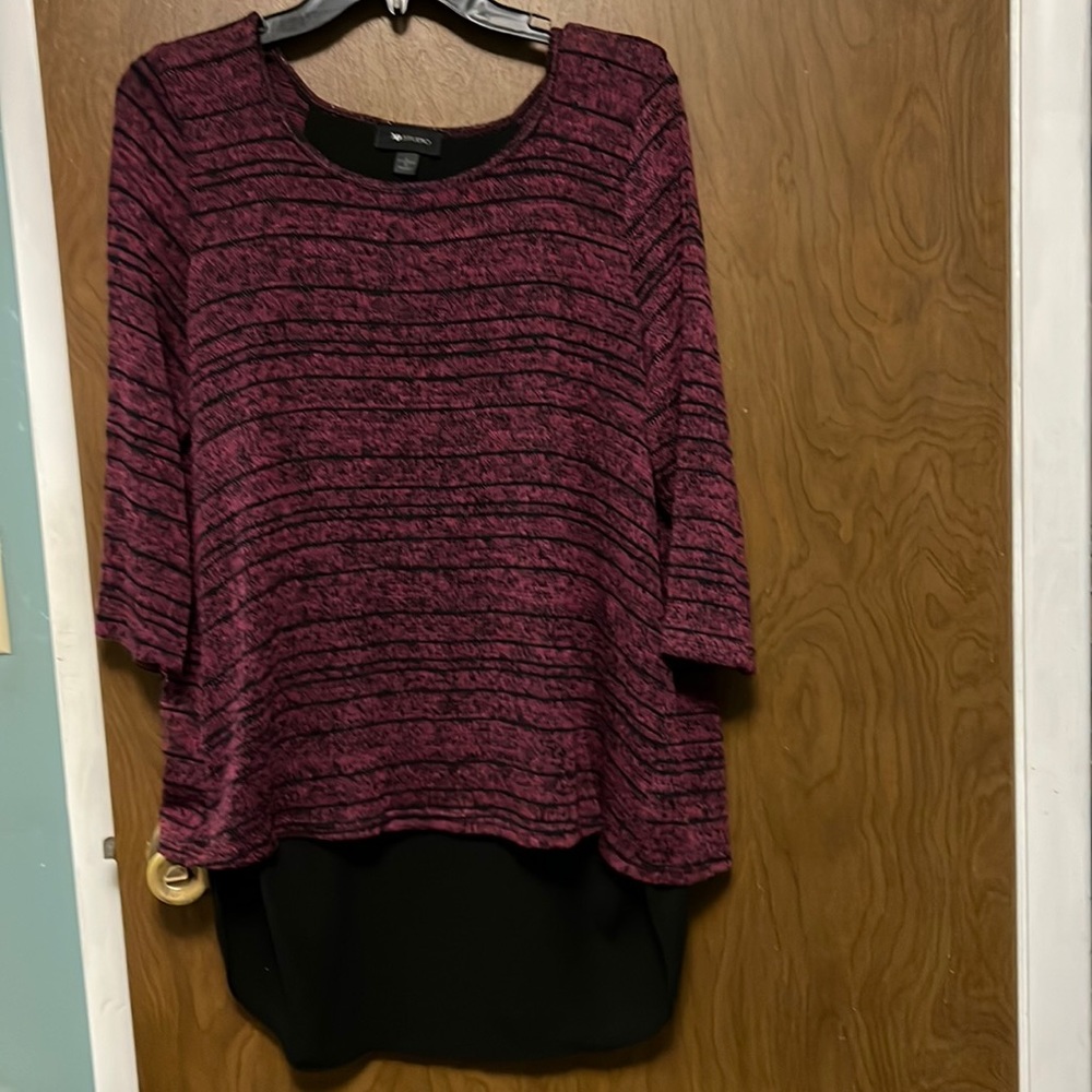 AB Studio Womens top size L